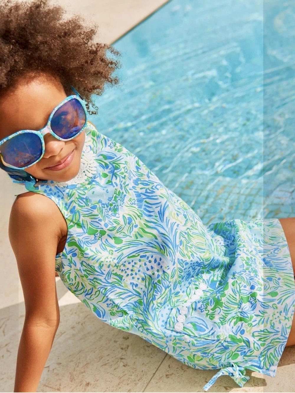 Pulitzer baby shift dress in the Dandy Lions print